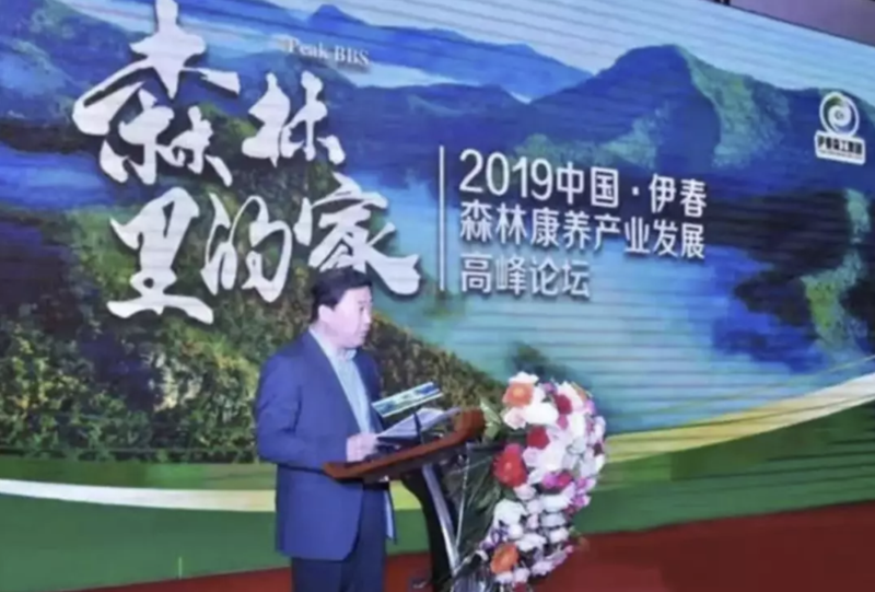 伊春森工集团有限责任公司党委书记,董事长李忠培发言